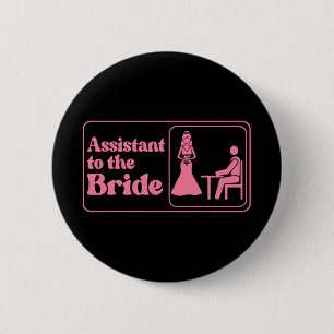 Badge Rond 5 Cm Instant Pour La Mariée Rose Enterrement De Vie De