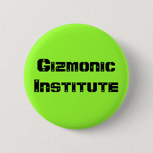 Badge Rond 5 Cm Institut Gizmonic