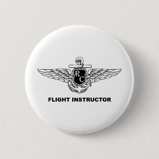 Badge Rond 5 Cm Instructeur de vol de RC