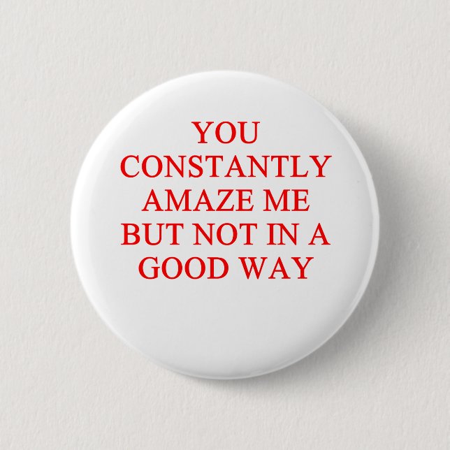 Badge Rond 5 Cm insulte extraordinaire (Devant)