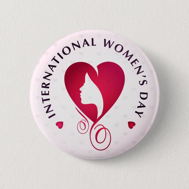 Badge Rond 5 Cm International Women's Day (Devant)