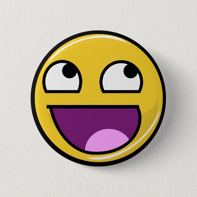 Badge Rond 5 Cm Internet impressionnant Meme de visage (Devant)