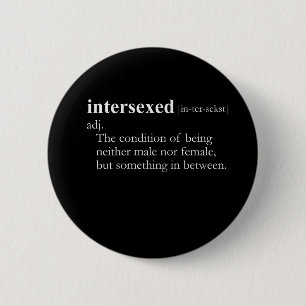Badge Rond 5 Cm INTERSEXED (définition)