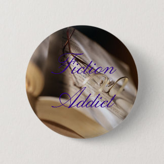 Badge Rond 5 Cm Intoxiqué de fiction