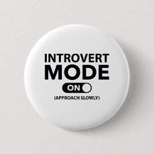 Badge Rond 5 Cm Introvert