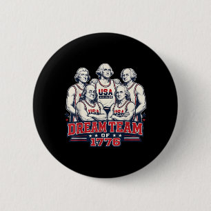 Badge Rond 5 Cm Invaincu depuis 1776 Aamerica 4 juillet