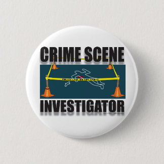 BADGE ROND 5 CM INVESTIGATEUR DE SCÈNE DU CRIME