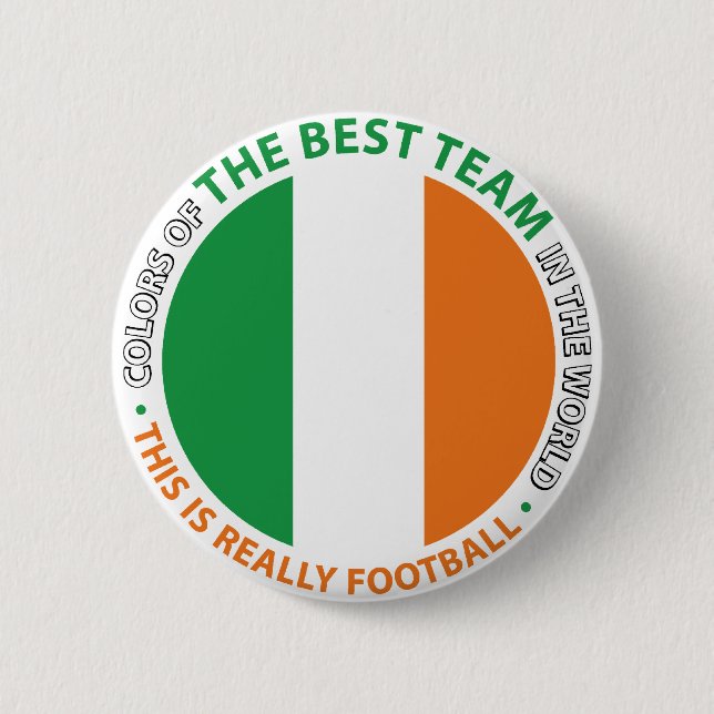 Badge Rond 5 Cm Ireland Irlande Art Shield (Devant)