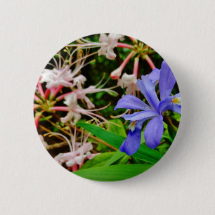 Badge Rond 5 Cm Iris Nain Crêché