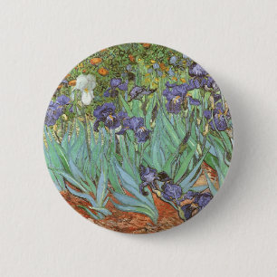 Badge Rond 5 Cm Irises par Vincent van Gogh