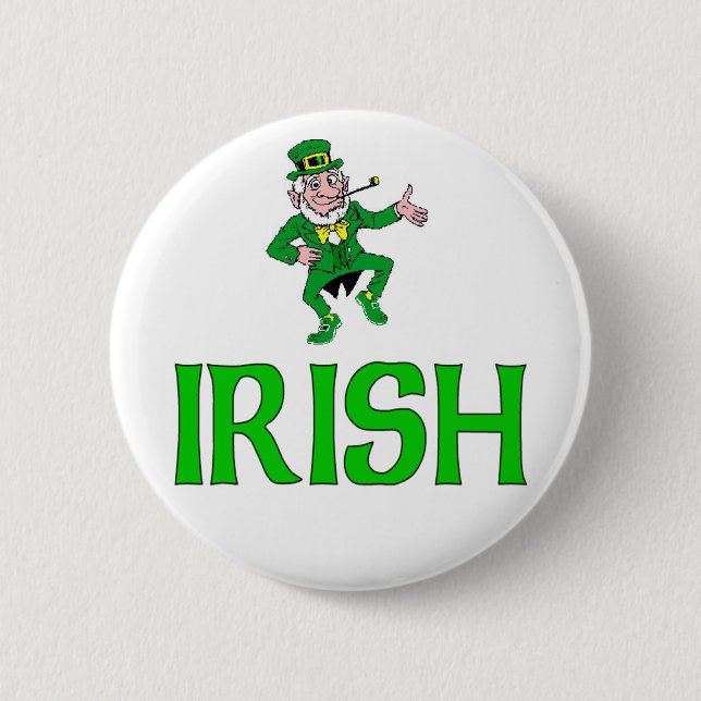 Badge Rond 5 Cm Irlandais (Devant)