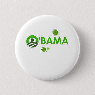 Badge Rond 5 Cm Irlandais Obama