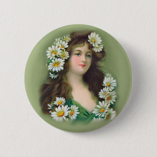 Badge Rond 5 Cm Irlandais vintage Colleen