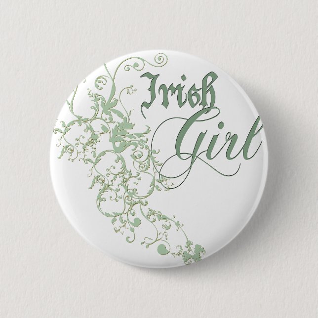 Badge Rond 5 Cm Irlandaise (Devant)