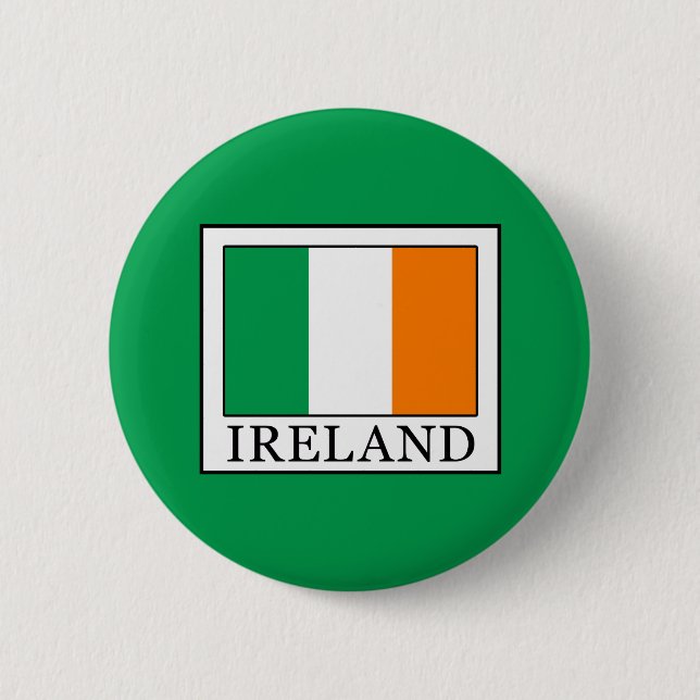 Badge Rond 5 Cm Irlande (Devant)