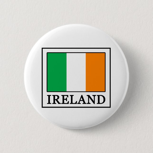 Badge Rond 5 Cm Irlande (Devant)