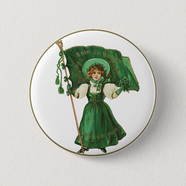 Badge Rond 5 Cm Irlande (Devant)