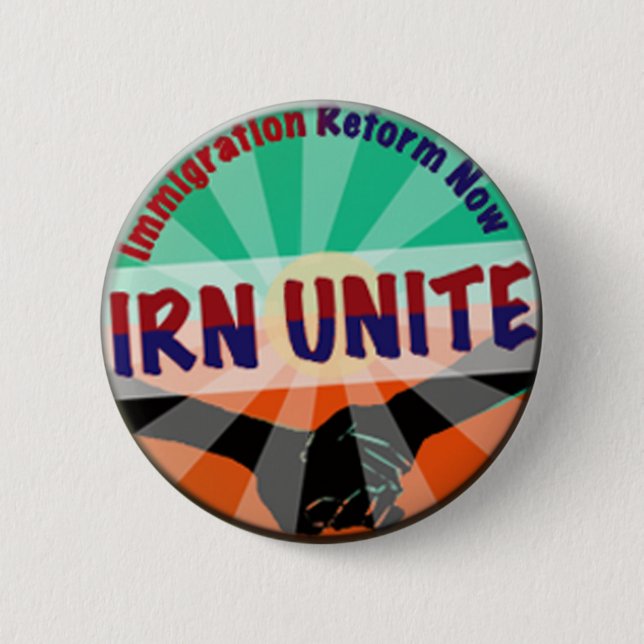 Badge Rond 5 Cm IRN unissent le bouton (Devant)