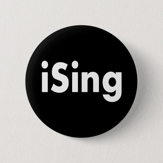 Badge Rond 5 Cm iSing (Devant)
