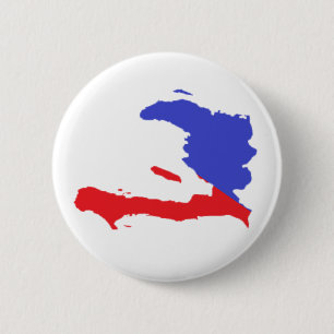 Badge Rond 5 Cm Island Of Haiti Button Pin