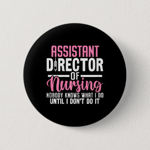 Badge Rond 5 Cm Istant Directeur De L'Infirmière Funny Adon Rn Inf