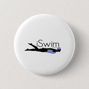 Badge Rond 5 Cm iswim - femelle