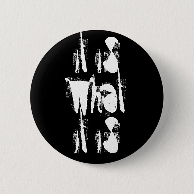 Badge Rond 5 Cm "it is what it is" Pin (Devant)