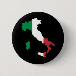 Badge Rond 5 Cm Italie