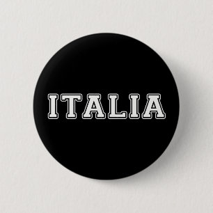 Badge Rond 5 Cm Italie