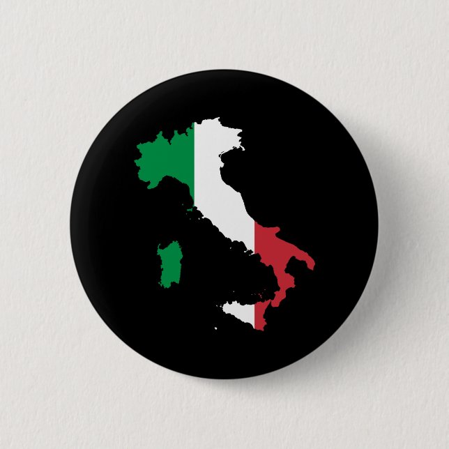 Badge Rond 5 Cm Italie (Devant)
