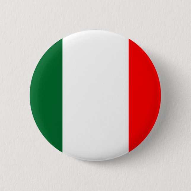 Badge Rond 5 Cm Italie-drapeau (Devant)