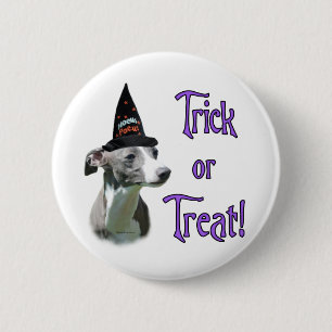 Badge Rond 5 Cm Italien Greyhound Trick