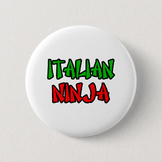 Badge Rond 5 Cm Italien Ninja