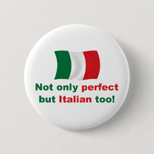 Badge Rond 5 Cm Italien parfait