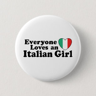 Badge Rond 5 Cm Italienne