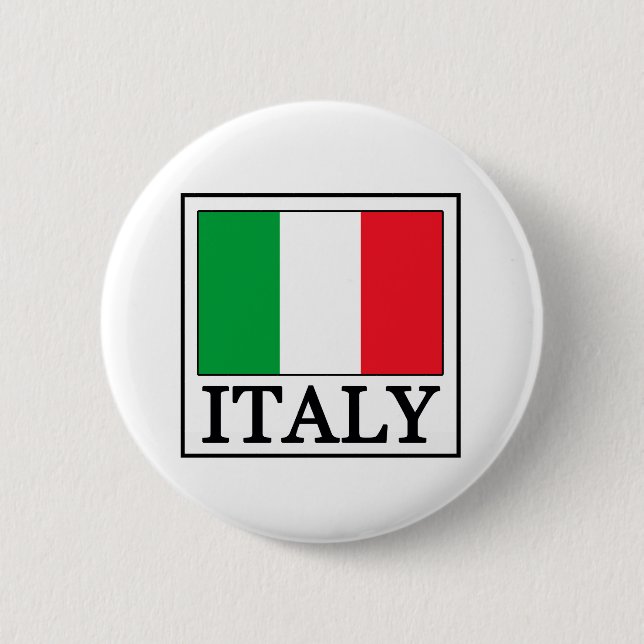 Badge Rond 5 Cm Italy button (Devant)