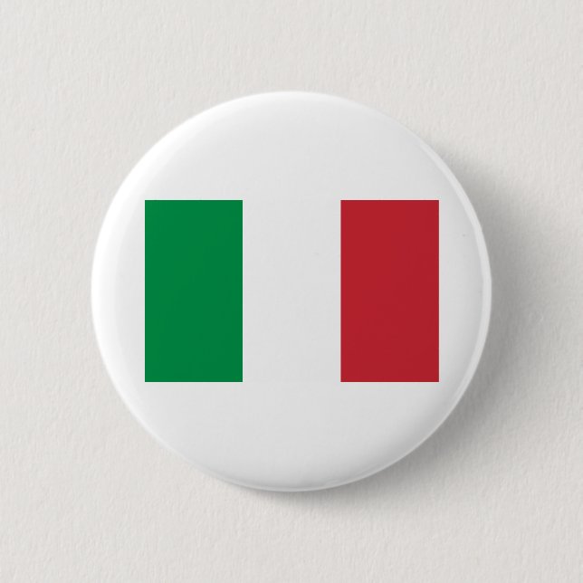 Badge Rond 5 Cm Italy Flag (Devant)