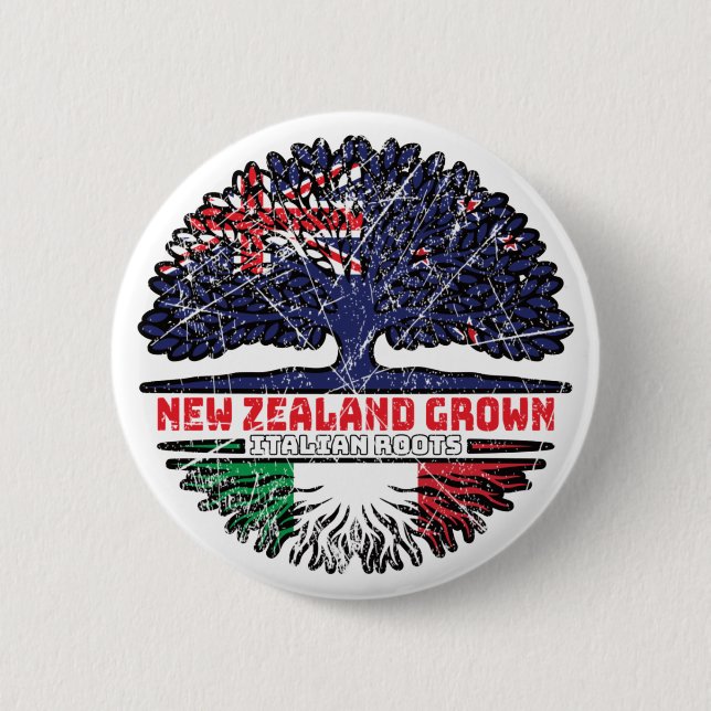 Badge Rond 5 Cm Italy Italian (Devant)