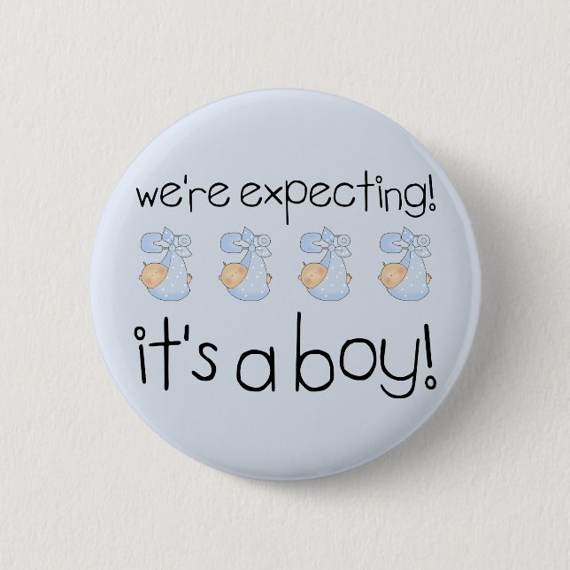 Badge Rond 5 Cm It's A Boy (Devant)