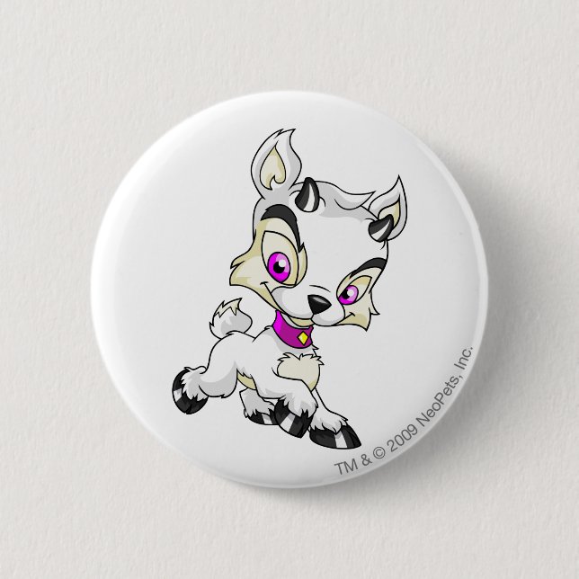 Badge Rond 5 Cm Ixi blanc (Devant)