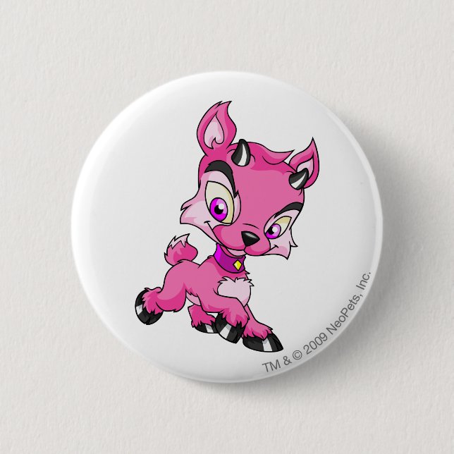 Badge Rond 5 Cm Ixi rose (Devant)