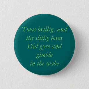 Badge Rond 5 Cm Jabberwockey