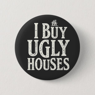 Badge Rond 5 Cm J'Achète Maisons Vilaines Maisons Immobilières Loc