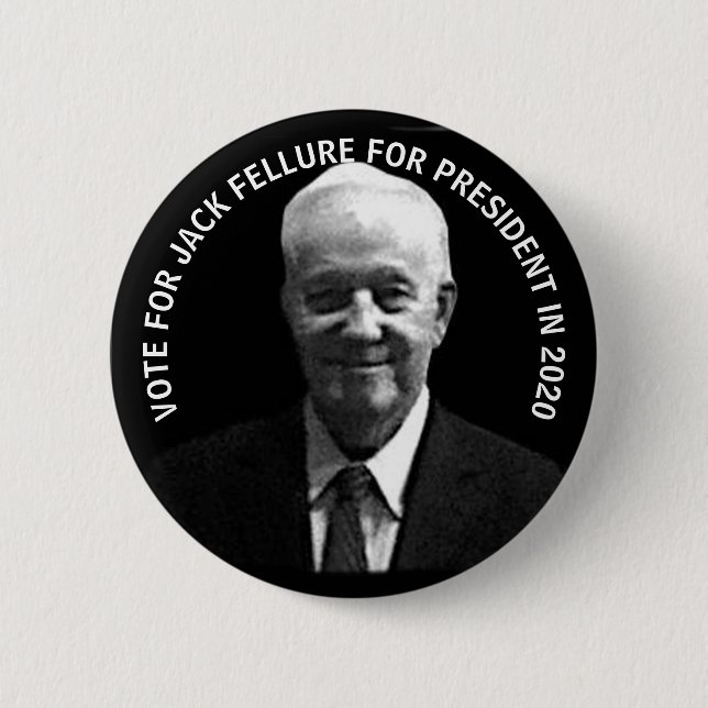 Badge Rond 5 Cm Jack Fellure pour le président 2020 (Devant)