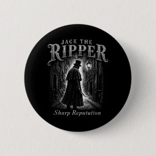 Badge Rond 5 Cm Jack le Ripper de mauvaise réputation gothique