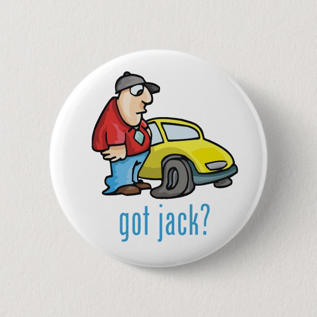 Badge Rond 5 Cm Jack obtenu ? Bouton (Devant)