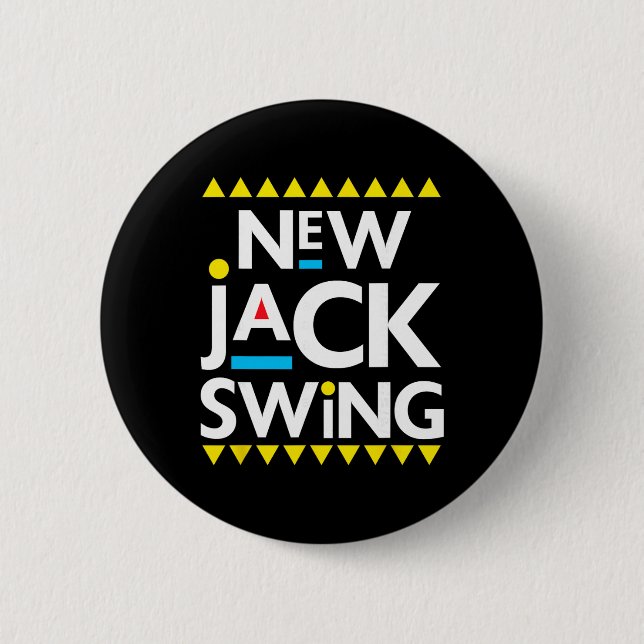 Badge Rond 5 Cm Jack Swing 90s R&amp;b Hip Hop  (Devant)
