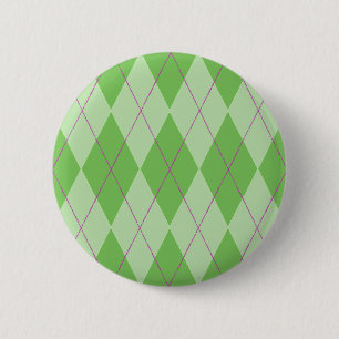 Badge Rond 5 Cm Jacquard vert