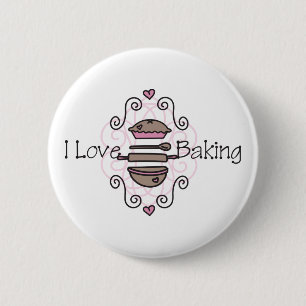 Badge Rond 5 Cm J'adore cuisiner