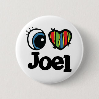 Badge Rond 5 Cm J'adore Joel